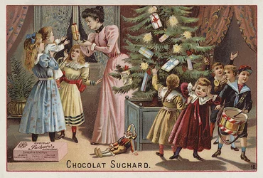Chocolats Suchard à Noël